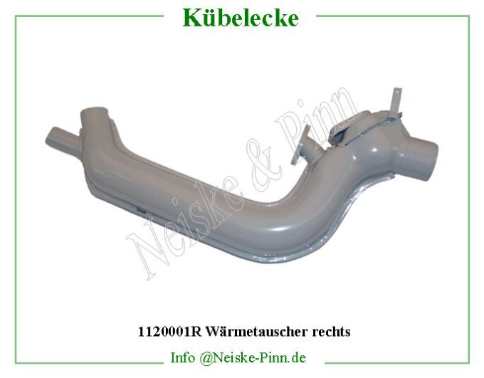 Wärmetauscher rechts VW Kübel 181, VW Thing,  